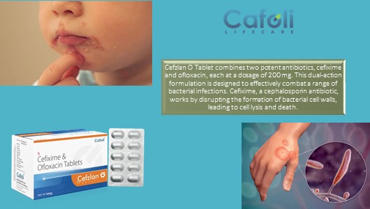 Cefzlan O Tablet at the best price in the Antibiotics Franchise for Bacterial infections, Fluoroquinolones